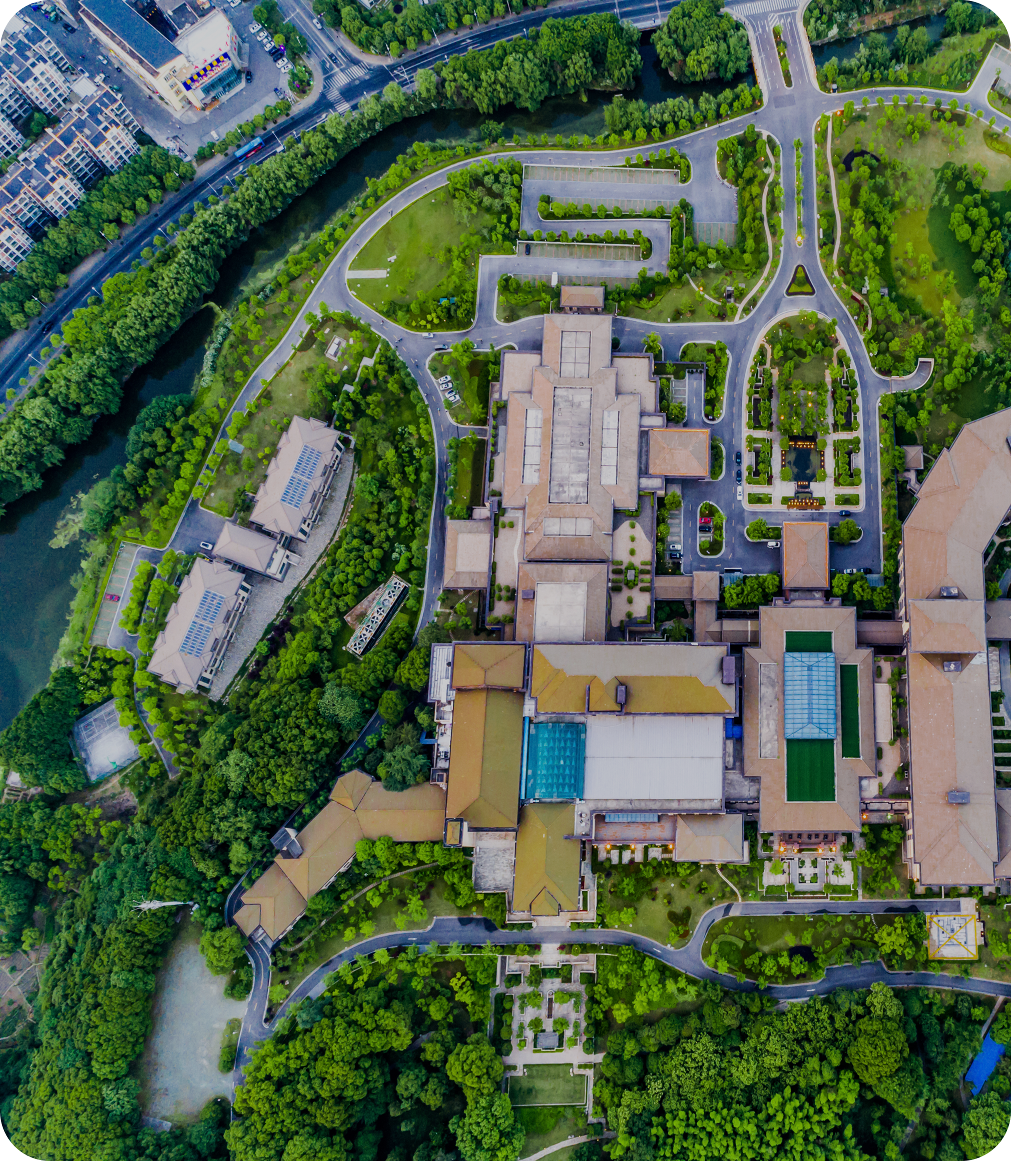 Arcadia aerial view